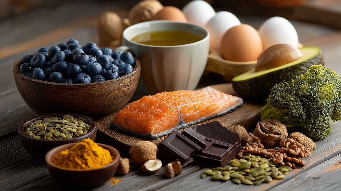 🧠 10 Alimentos que Estimulan el Crecimiento de Nuevas Células Cerebrales de Forma Natural